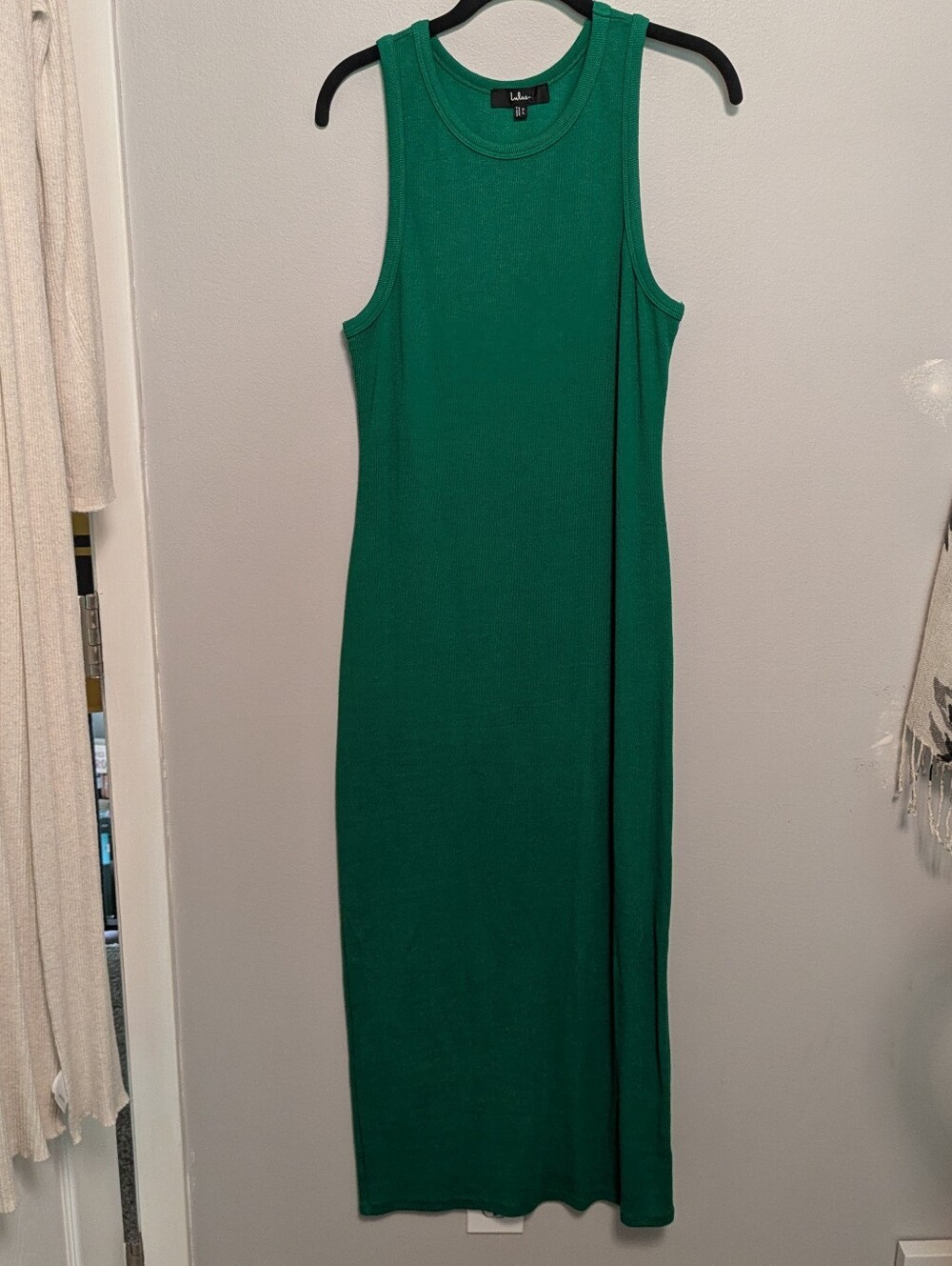 Lulus Green Tank Dress